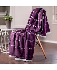 Chanasya Premium Sympathy Warm Hugs Gift Throw Blanket - Cancer Chemo Survivor Get Well Caring Gifts