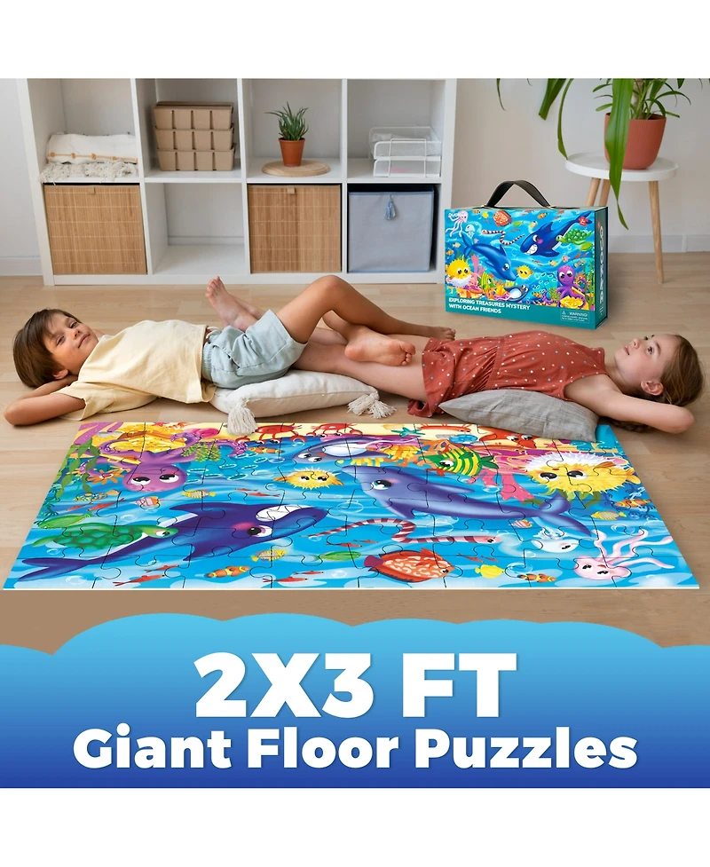 Quokka 2x3 Ft Giant Floor Puzzles for Kids Ages 4-6