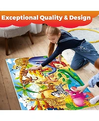 Quokka 2x3 Ft Giant Floor Puzzles for Kids Ages 4-6