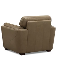 Closeout! Korder Leather Chair, Created for Macy's