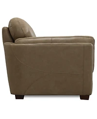 Closeout! Korder Leather Loveseat, Created for Macy's