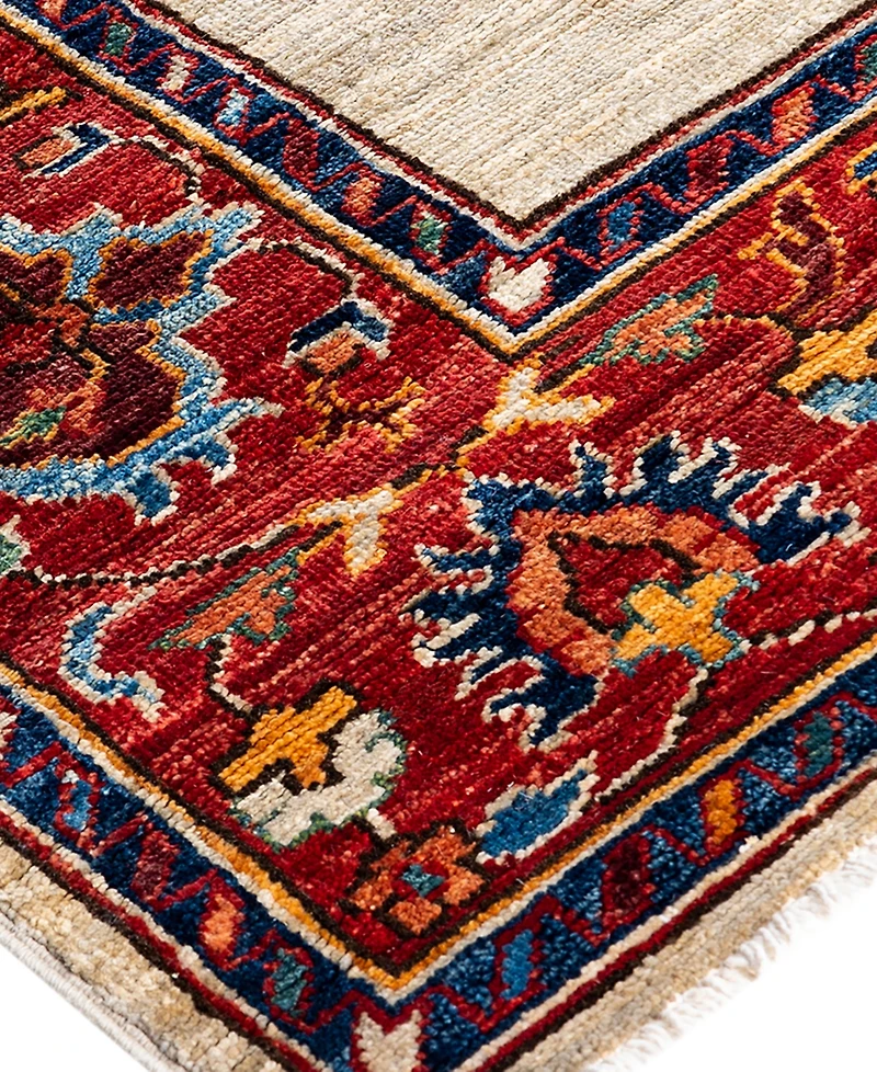Adorn Hand Woven Rugs Serapi M1993 2'9"x11'1" Runner Area Rug