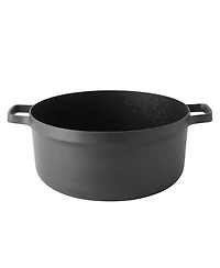 BergHOFF Gem 11" Nonstick Stockpot 7.7Qt., Black, Glass Lid