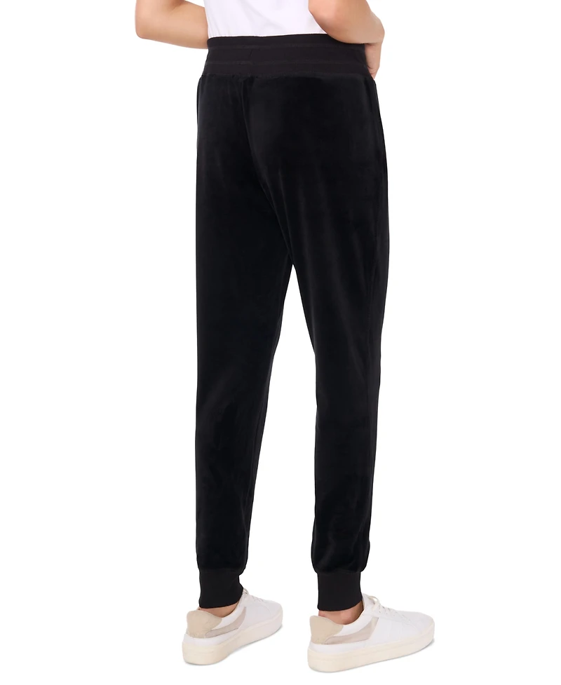 Vince Camuto Women's Velour Drawstring-Waist Jogger Pants