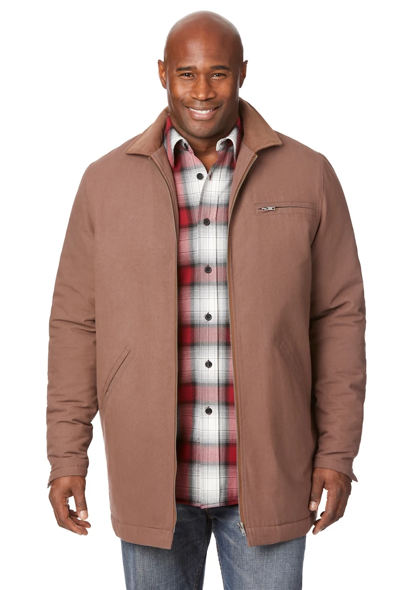 KingSize Men's Contrasting Collar Jacket