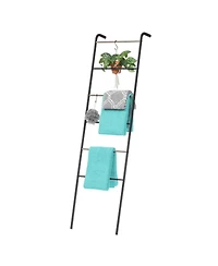Iris Usa Free-Standing Clothing Rack, Clothes Organizer, Ladder Style, Metal Garment Rack