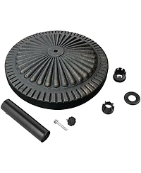Givimo 31.5 lbs Market Heavy-Duty Outdoor Stand Bronze Umbrella Base