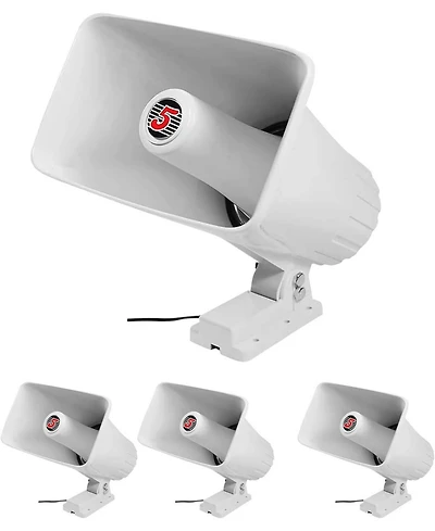 5 Core Indoor Outdoor Pa Horn Speaker 5 x 8 Inch Loud Pa System 8 Ohm 65W Loud Siren Audio - 4PCS
