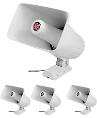 5 Core Indoor Outdoor Pa Horn Speaker 5 x 8 Inch Loud Pa System 8 Ohm 65W Loud Siren Audio - 4PCS