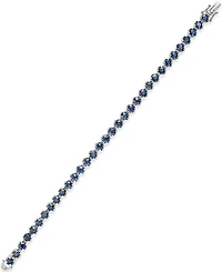 Sapphire Tennis Bracelet (10 ct. t.w.) in Sterling Silver, Created for Macy's (Also Available in Emerald)