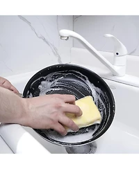 Superio Microfiber Kitchen Dishwashing Yellow Sponges Scrubbing Sponges