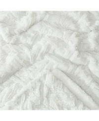 Chanasya Premium Soft Cloud Faux Fur Throw Blanket - Plush, Sherpa & Minky 50" x 65” Orange