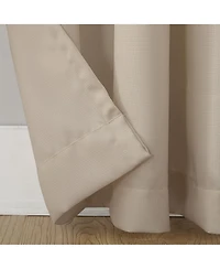 Valerie Heathered Texture Semi-Sheer Grommet Curtain Panel