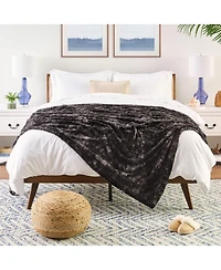 Chanasya Premium Double Sided Oversized Faux Fur Wolf Soft Throw Blanket