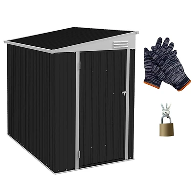 4x6 Metal Outdoor Storage Shed
