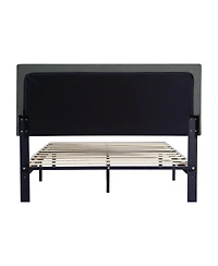 Streamdale Furniture Twin Platform Bed with Button Tufted Headboard and Wood Slats