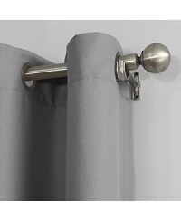 Valerie Heathered Texture Semi-Sheer Grommet Curtain Panel