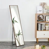 Full Body Mirror with Solid Wood Frame