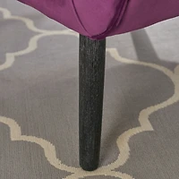 Streamdale Alyssa Mid-Century Velvet Arm Chair Comfort And Glamour One