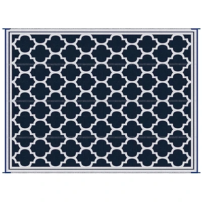 Portable Outdoor Rug: Waterproof Straw, 9'x 18' with Carry Bag