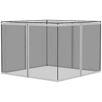 10' x 13' Sidewall Netting for Gazebos & Tents (White)