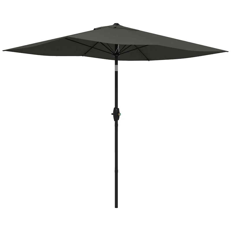 6.5' x 10' Rectangular Patio Umbrella