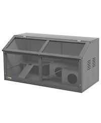 Streamdale Furniture Wooden Hamster Habitat with Accessories