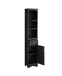 Freestanding Bathroom Cabinet with Drawer and Adjustable Shelf