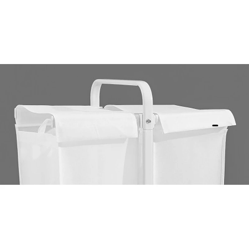 Streamdale Furniture 110L 2-Tier Laundry Hamper with Lid, Sorting Cards