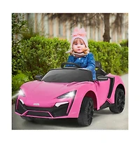 Vebreda 12V 2.4G Rc Electric Vehicle with Lights-Red