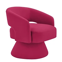 Streamdale Homerest Modern Swivel Chair, Rose Pink
