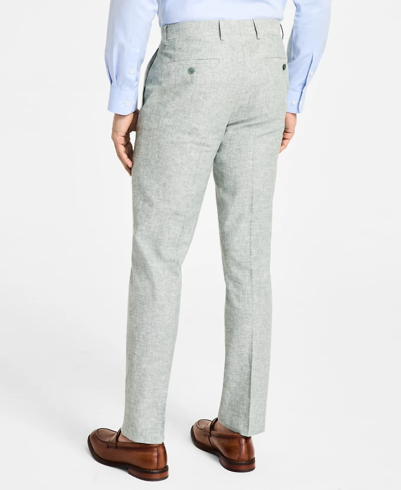 Bar Iii Men's Slim-Fit Linen Suit Pants