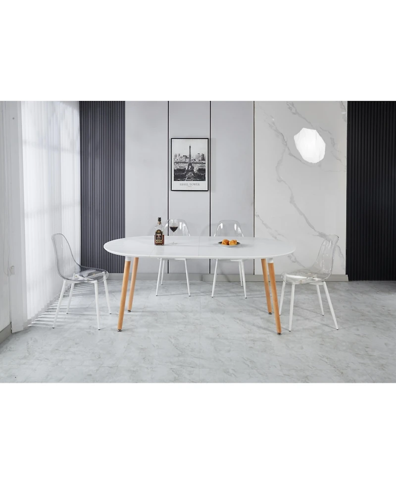 Streamdale Furniture Multipurpose Extensible Table, 100-180x100x75 cm