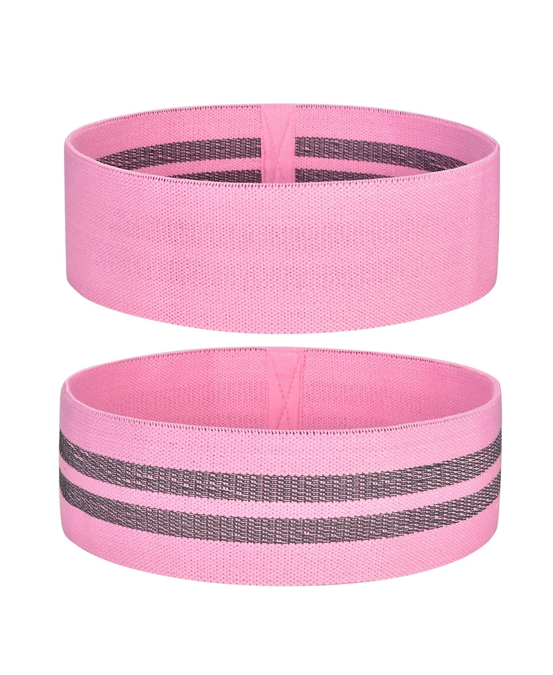 Yescom 3 Pack Resistance Loop Bands Set Workout Fitness Fabric Bands Gym Home Yoga