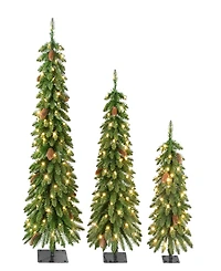 Puleo Set of 3 Trees. 3ft, 4ft and 5 ft.
