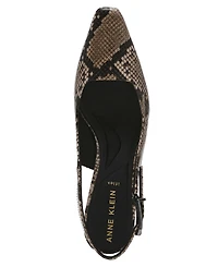 Anne Klein Women's Ritzy Snip Toe Slingback Pumps