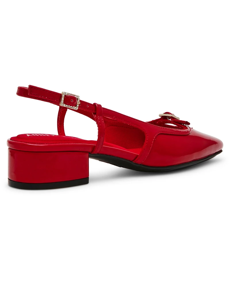 Anne Klein Women's Natalie Snip Toe Slingback Flats