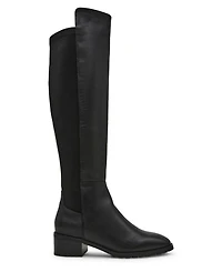 Anne Klein Women's Sable Genuine Leather Over the Knee High Boots