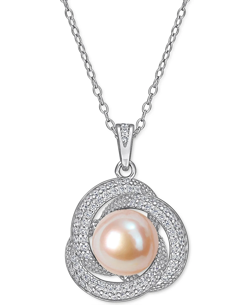2-Pc. Set Pink Cultured Freshwater Pearl (9-1/2mm