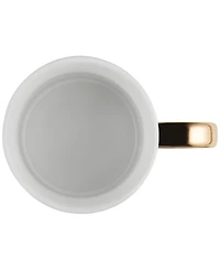 Le Creuset Stoneware Mug with Gold Metallic Handle, 14 oz.