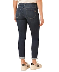 Democracy Petite "Ab"solution Ankle-Skimming Cuffed Jeans
