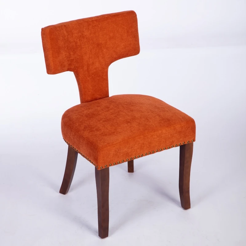 Streamdale Mid Century Modern Dining Chairs, Set of 2 (Orange)
