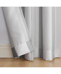 Sun Zero Valencia Cabana Stripe Indoor/Outdoor Uv Protectant Room Darkening Grommet Curtain Panel