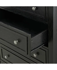 gaomon 5 Drawers Dresser,Storage Dresser with Metal Handles,Chest of Drawers for Bedroom, Living Room, Hallway, Office