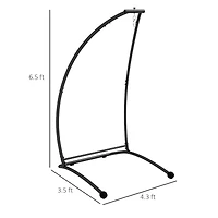 C-Shaped Heavy Duty Hammock Stand