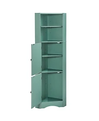 Streamdale Freestanding Bathroom Corner Cabinet with Shelves