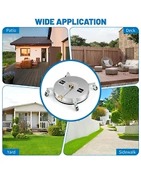 4000PSI Pressure Washer Surface Cleaner Stainless Steel with Casters