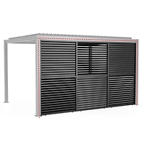 Streamdale Aluminum Louver Grille for Pergolas (1/3 Coverage, 13FT)