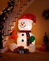 Sugift Halloween 3-Tier Color-Changing Lighted Ceramic Pumpkin Lantern