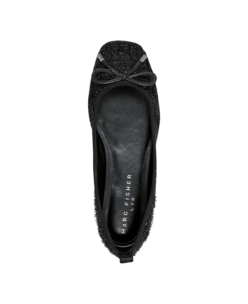 Marc Fisher Ltd Women's Ubet Slip-On Square Toe Dress Flats